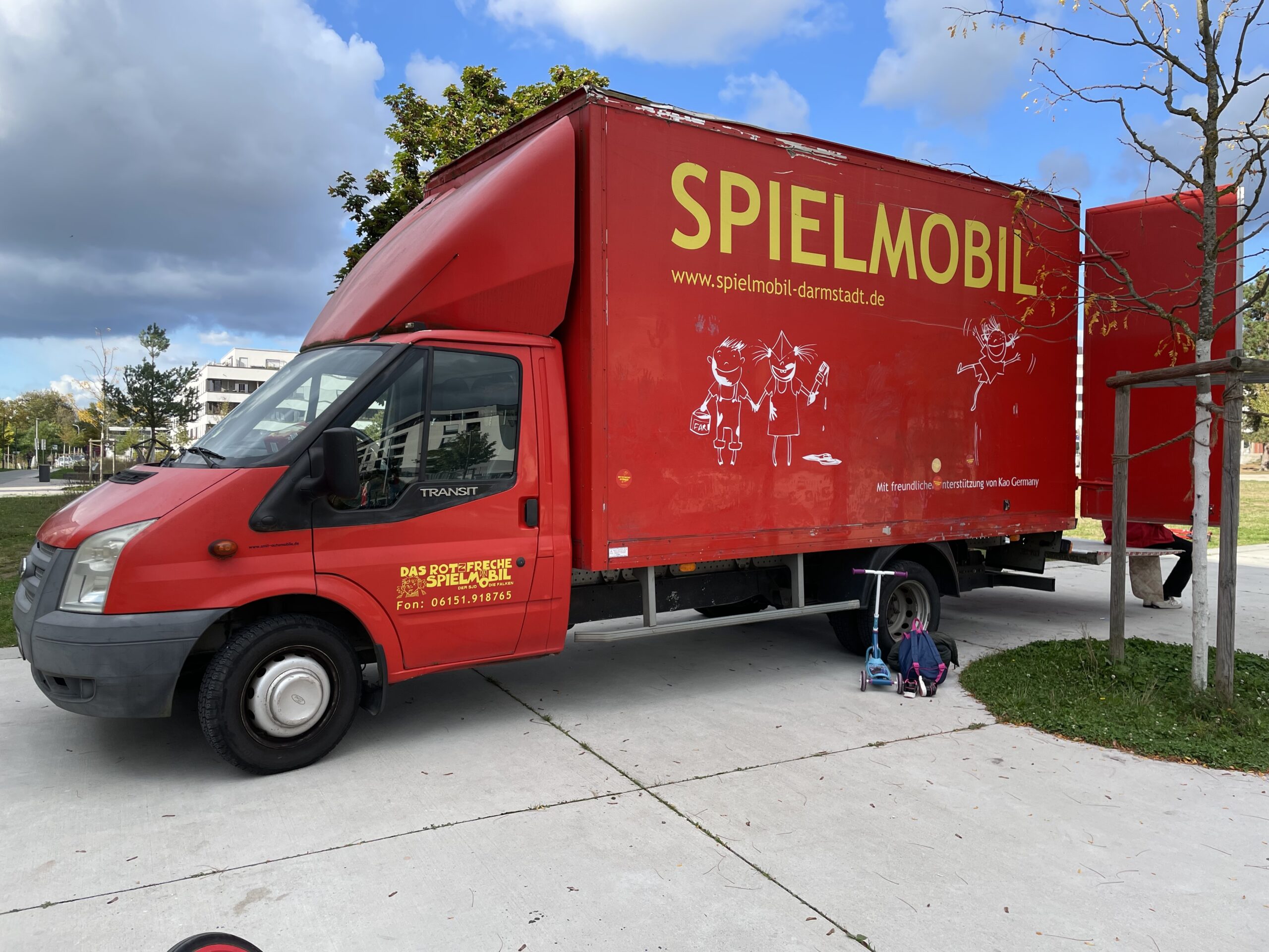 Hurra, das Spielmobil ist wieder da!
