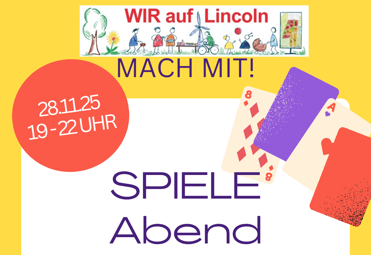 Spieleabend am 28. November