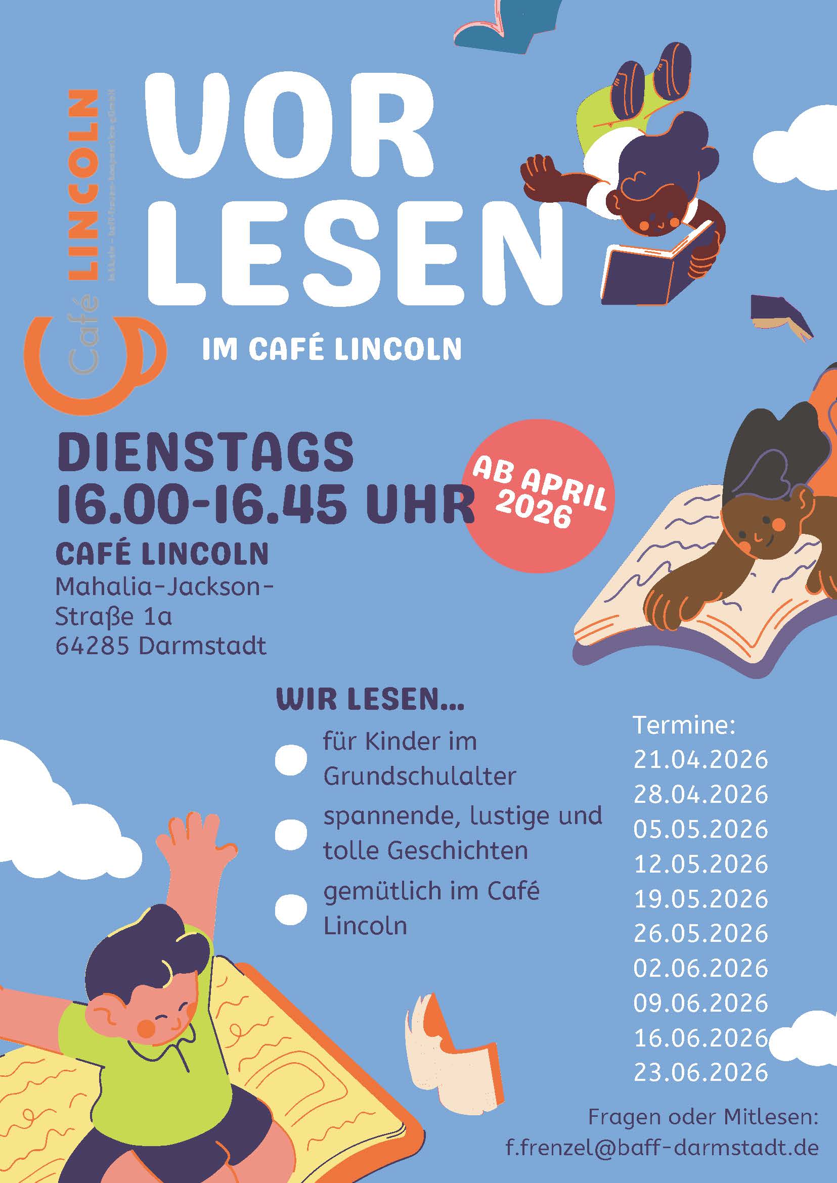 Vorlesen im Café Lincoln